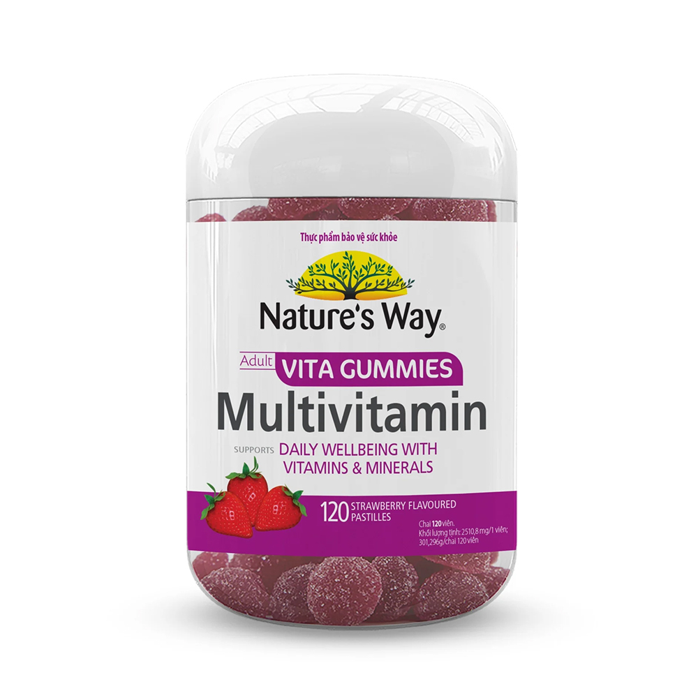 Nature's Way Adult Vita Gummies Multivitamin - Vitamin Tổng Hợp Cho Người Lớn (Chai 120 Viên)