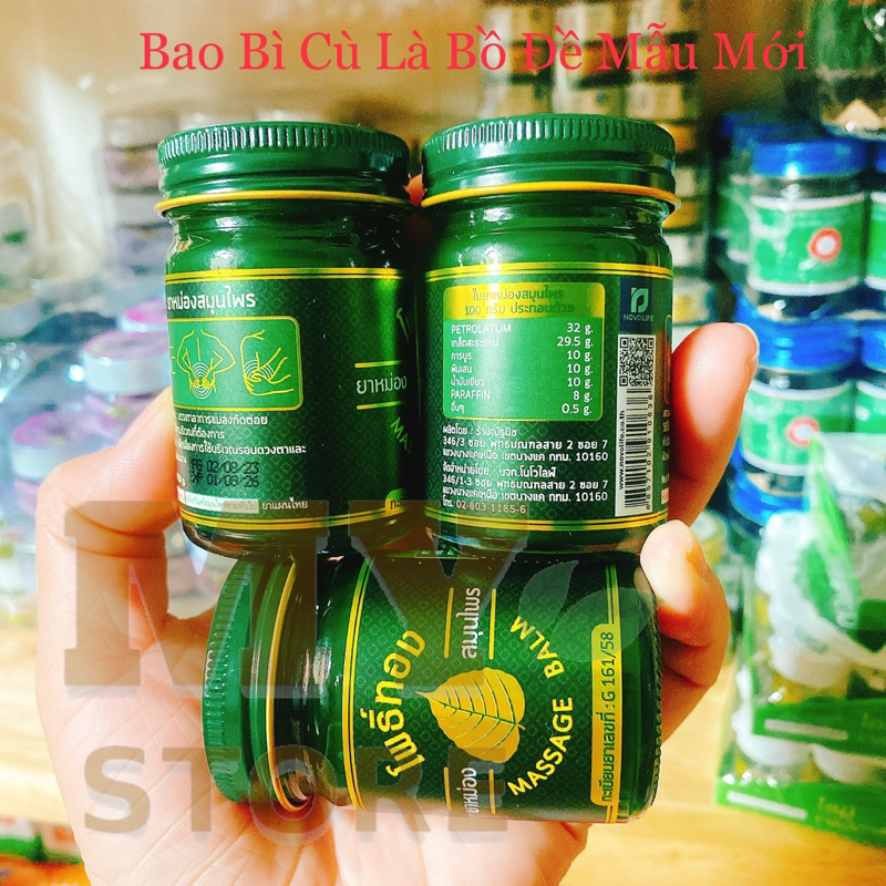 Cù Là Bồ Đề Massage Balm Thái Lan 50g/ Hương Thơm Thư Giản Sảng Khoái