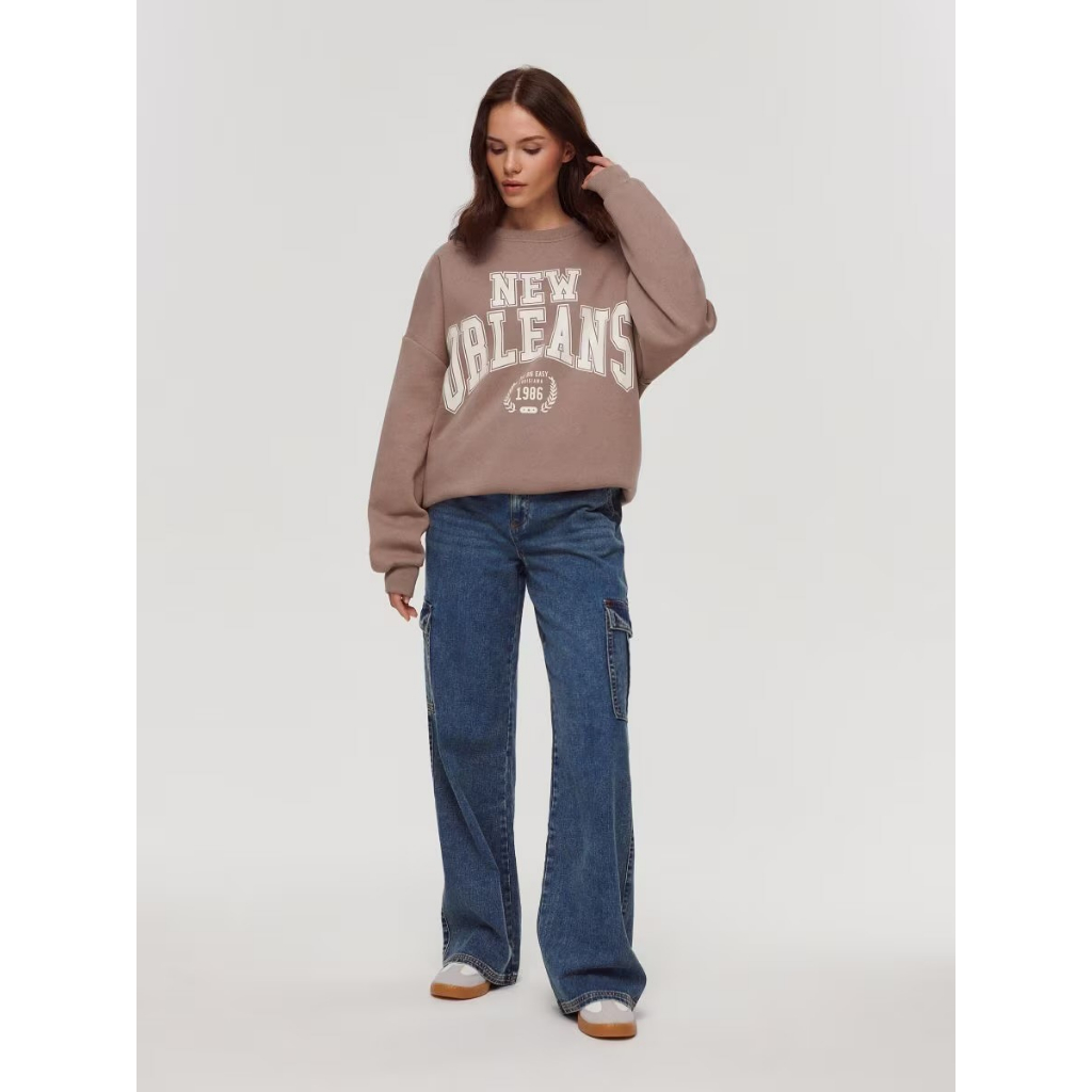 Áo Nỉ Sweater HOUSE BRAND Dư Xịn Xuất Châu Âu Form Rộng Dáng Oversize