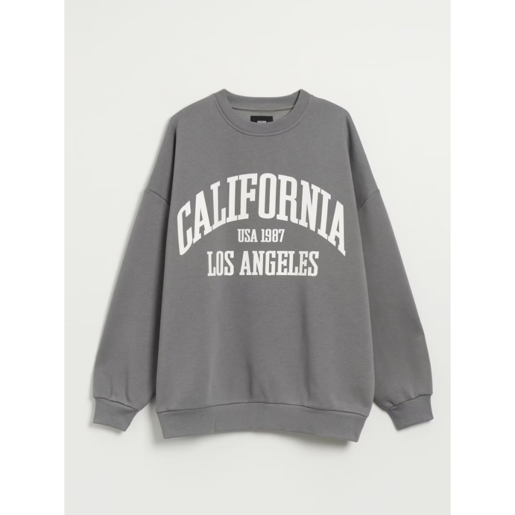 Áo Nỉ Sweater HOUSE BRAND Dư Xịn Xuất Châu Âu Form Rộng Dáng Oversize