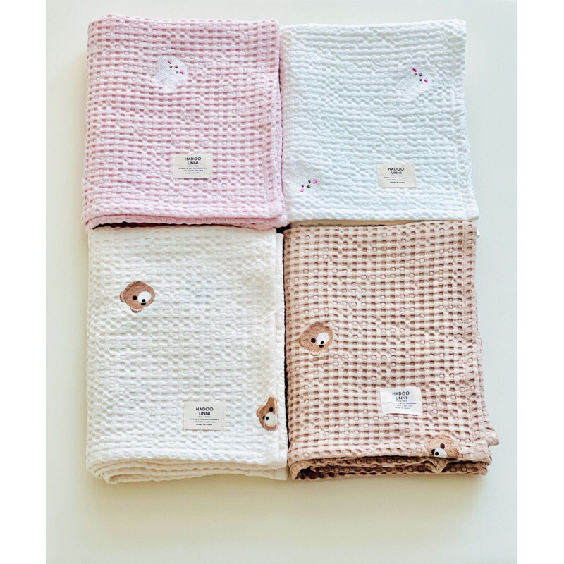 CHĂN MODAL WAFFLE CHÍNH HÃNG HADOOUNNI NỘI ĐỊA HÀN - Made In korea