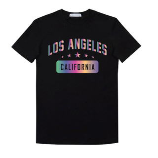 Áo thun los angeles unisex nam nữ vải thun cotton mềm mịn