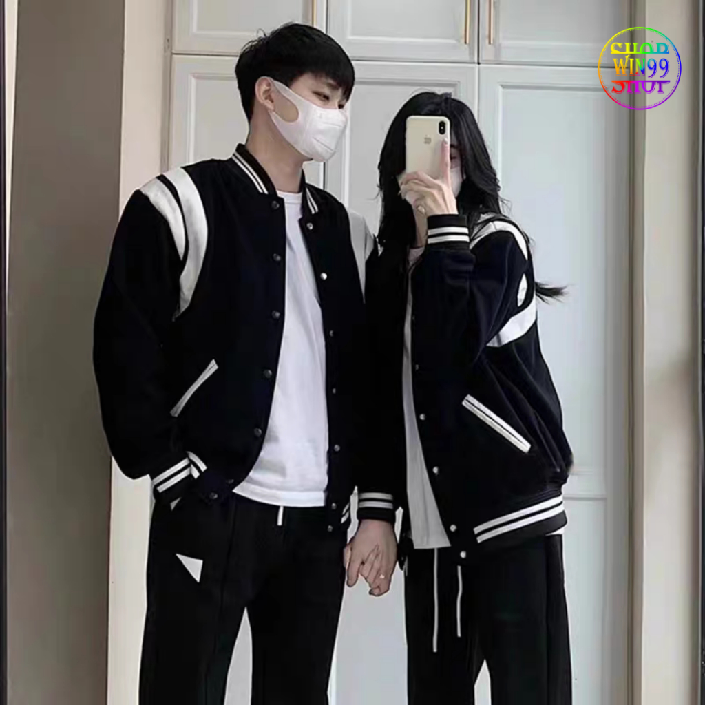 🔥Hot🔥 Áo Bomber Teddy hàng may kĩ 2 lớp phối vai nỉ phong cách trẻ trung, Áo Khoác Unisex Nam Nữ - win99 M03