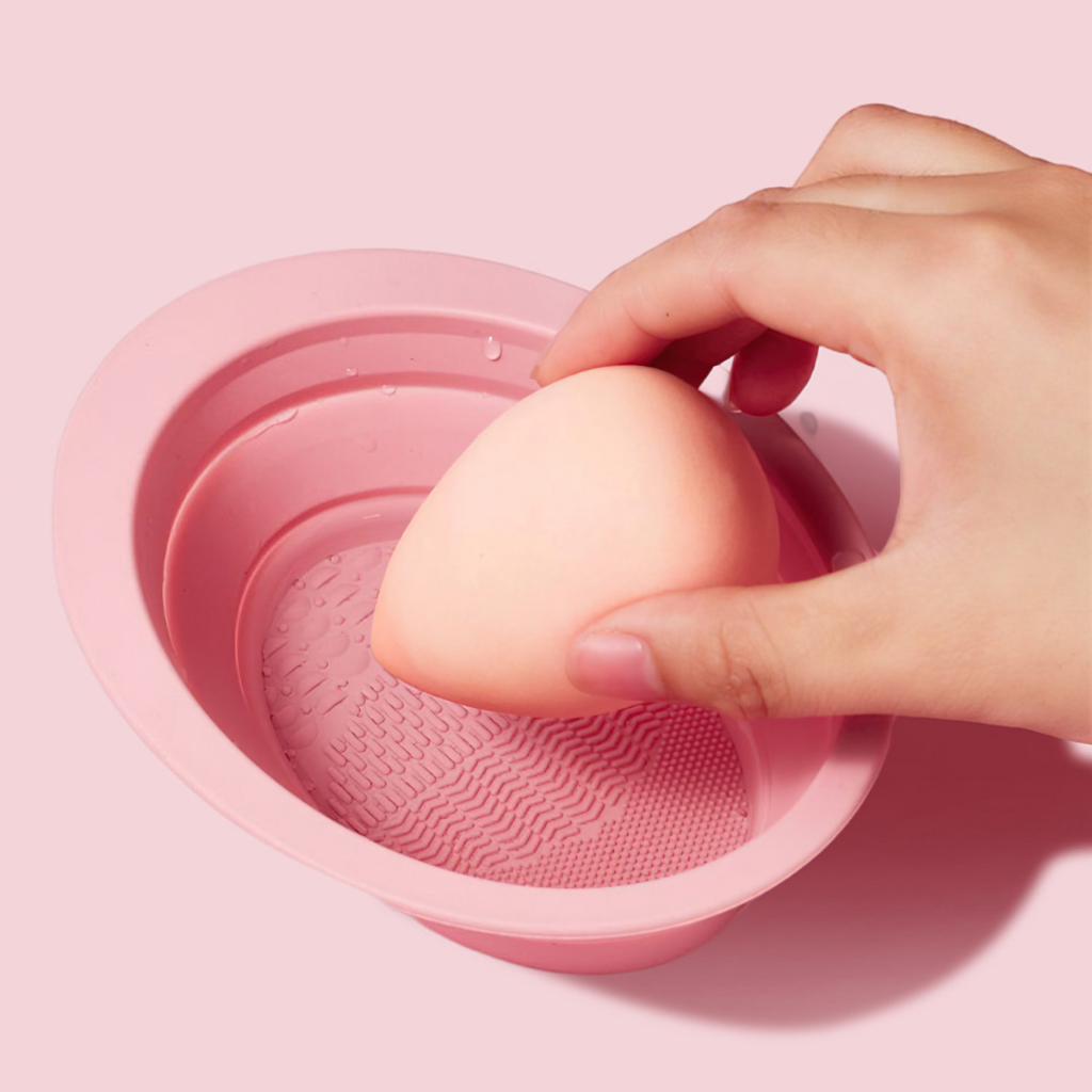 Lưới phơi khô cọ trang điểm hình túi có thể treo lên tiện lợi -BeloveShop