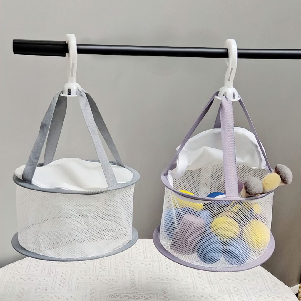 Lưới phơi khô cọ trang điểm hình túi có thể treo lên tiện lợi -BeloveShop