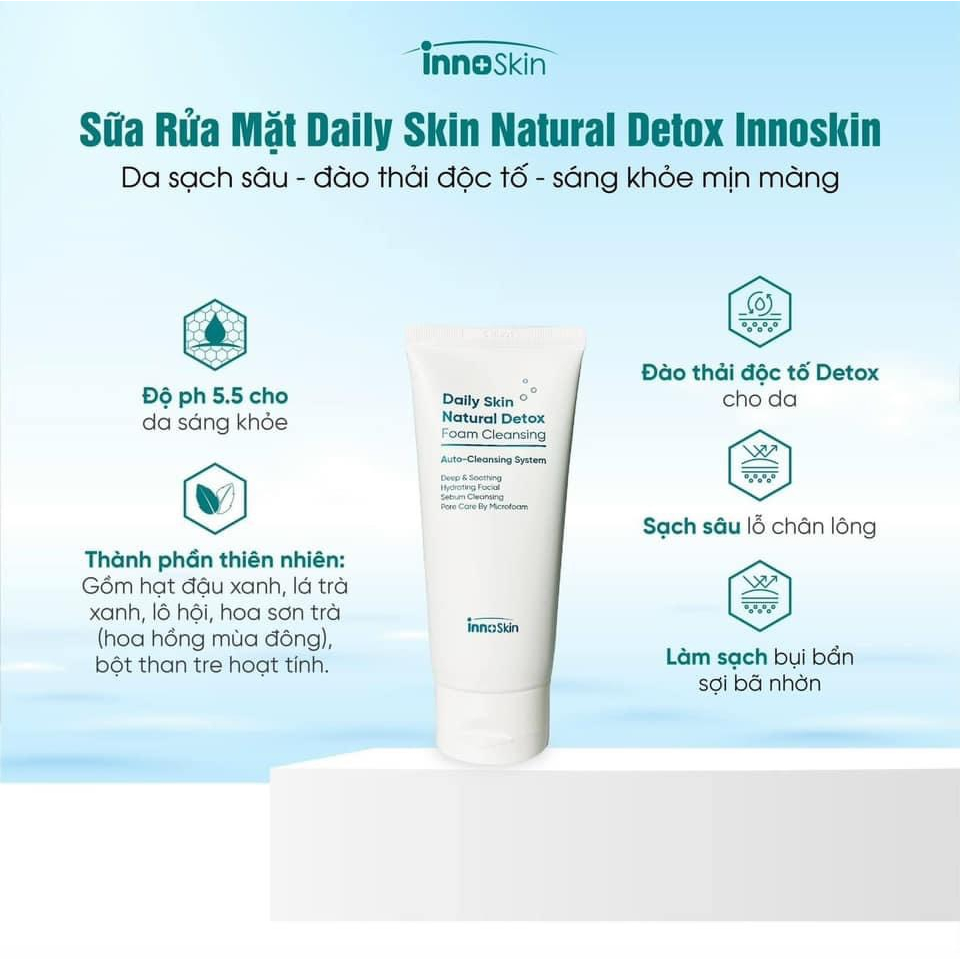 Combo 2 Sản Phẩm Làm Sạch & Xóa Nhăn- Căng Bóng- Tái Tạo Da Innoskin