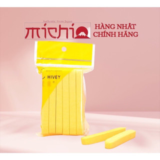 Bông Mút Rửa Mặt Nén Bọt Biển CHIVEY Nhật Bản 12 miếng