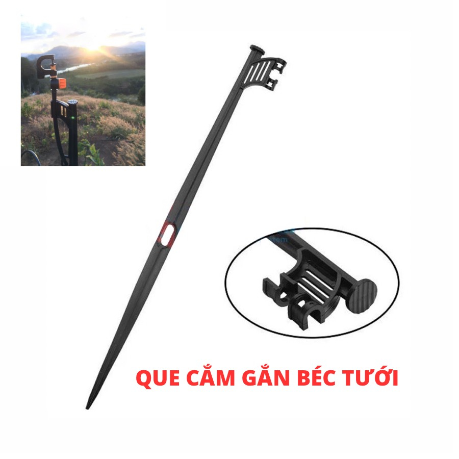 Que cắm gắn béc tưới  loại cao 35cm và 45cm dùng để cắm giữ béc tưới cây phun mưa, tưới phun sương...