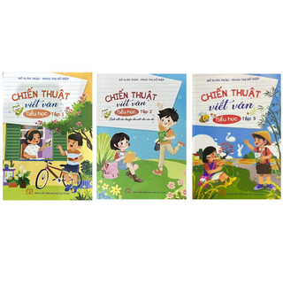 Sách - combo 3 cuốn chiến thuật viết văn tiểu học tập 1 + tập 2 + tập 3