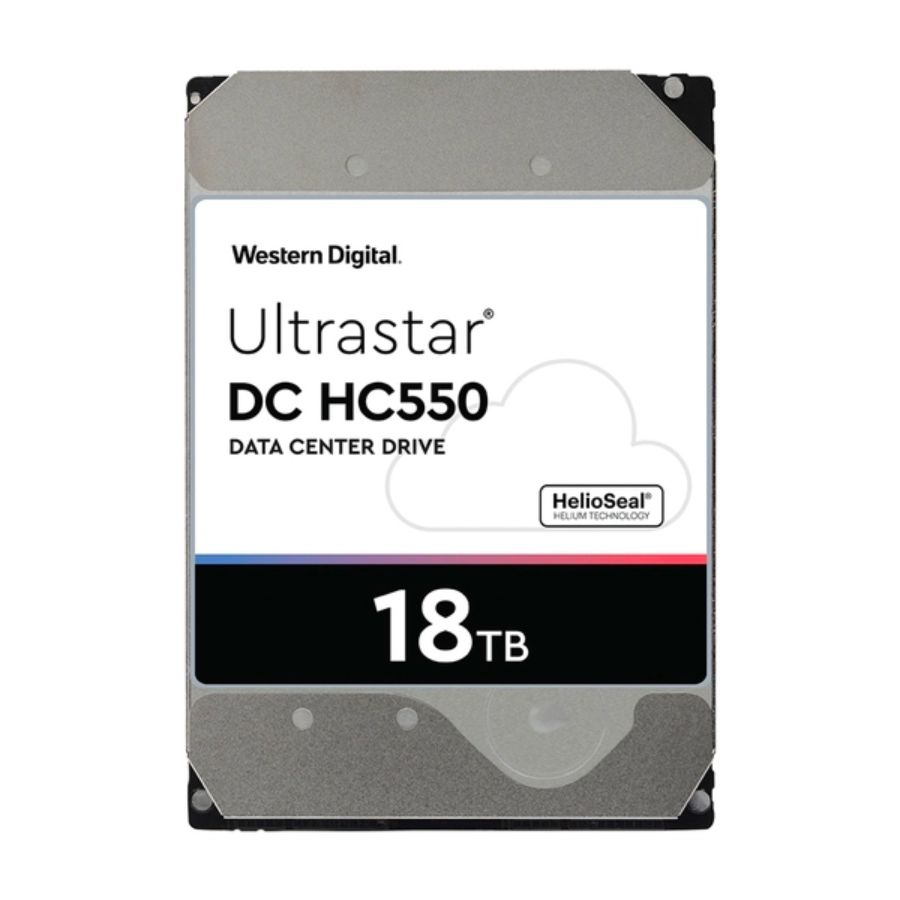 Ổ cứng HDD WD 18TB Ultrastar [ DC HC550 18TB 7200RPM Sata 3.5” 6Gb/s 512M (WUH721818ALE6L4)]