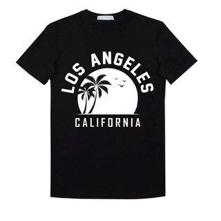 Áo thun nam nữ los angeles vải thun cotton mềm mịn