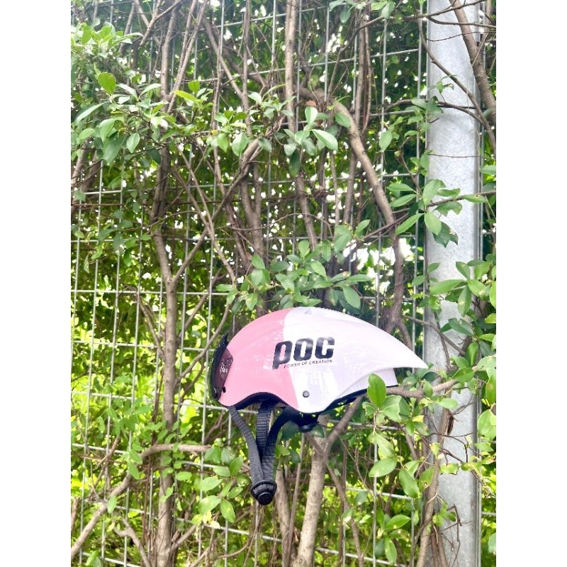 Mũ bảo hiểm P.O.C loang màu cao cấp  tặng kèm tai mèo,  ko có tăng chỉnh