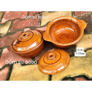 nồi đất size 17cm tráng men  ảnh thật 100%( giá 1 cái)