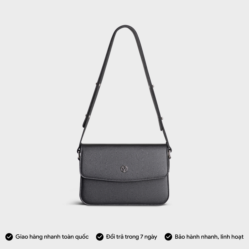 Túi đeo chéo da nữ nắp gập khóa nam châm YUUMY Seasand YN175