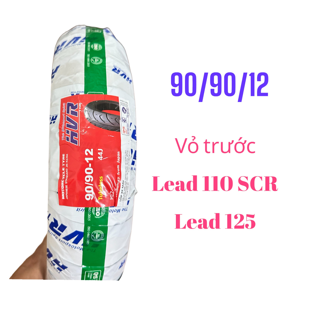 Vỏ Lốp Xe HVR Lead SCR Atila 90/90/12 và 100/90/10