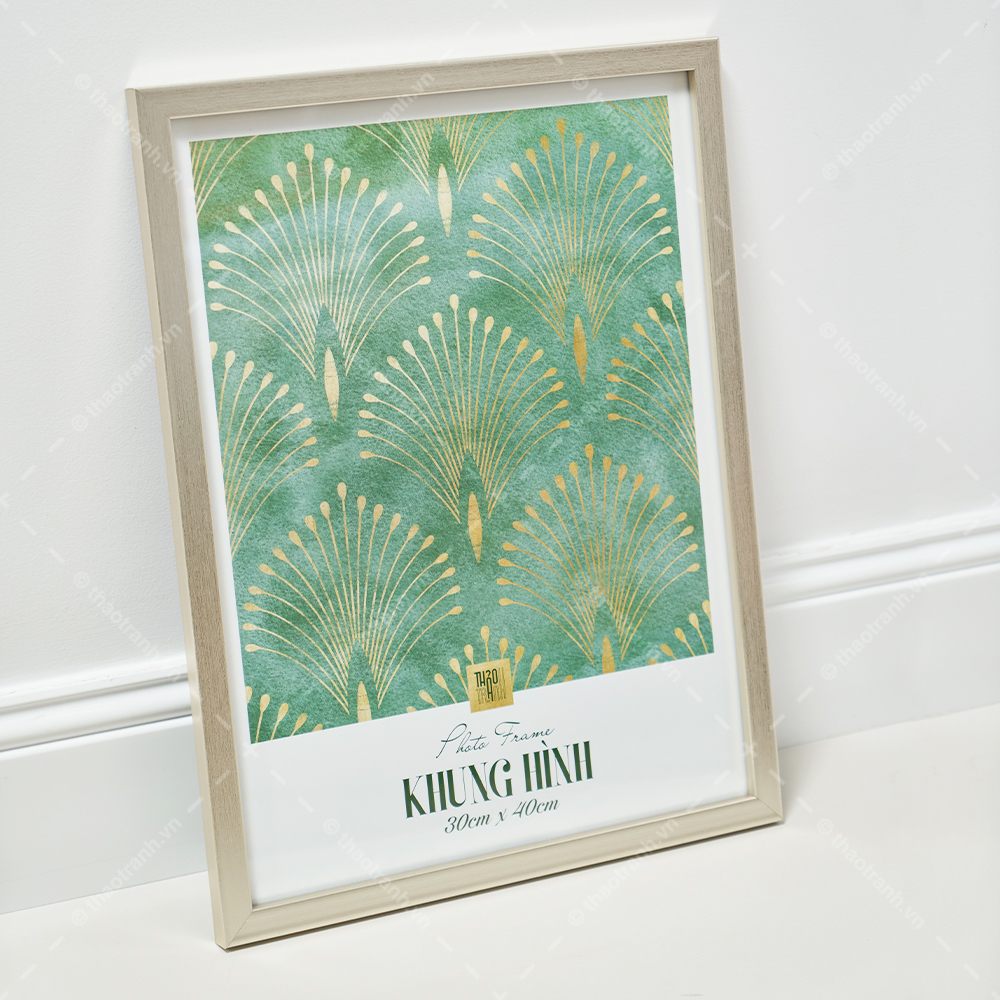 Khung hình treo tường Thảo Tranh-viền mỏng-Mặt Mica trong suốt 20x30cm/25x35cm/30x40cm