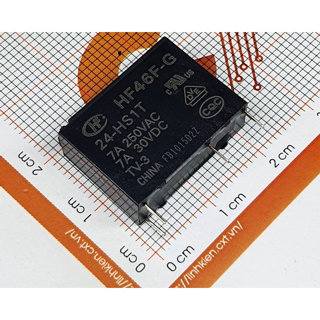 HongFa Relay 7A 12V 5V 24V  HF46F-G/12-HS1
