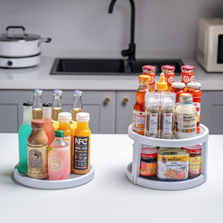 Kệ đựng gia vị xoay tròn đa năng - đựng mỹ phẩm tiết kiệm không gian [ Hàng Loại 1 ]