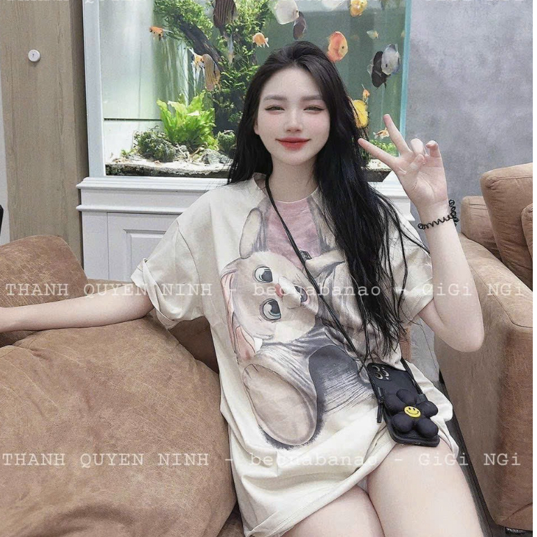Áo thun nữ form rộng unisex, Áo phông nam nữ chất khô siêu câp cổ bo mieA87