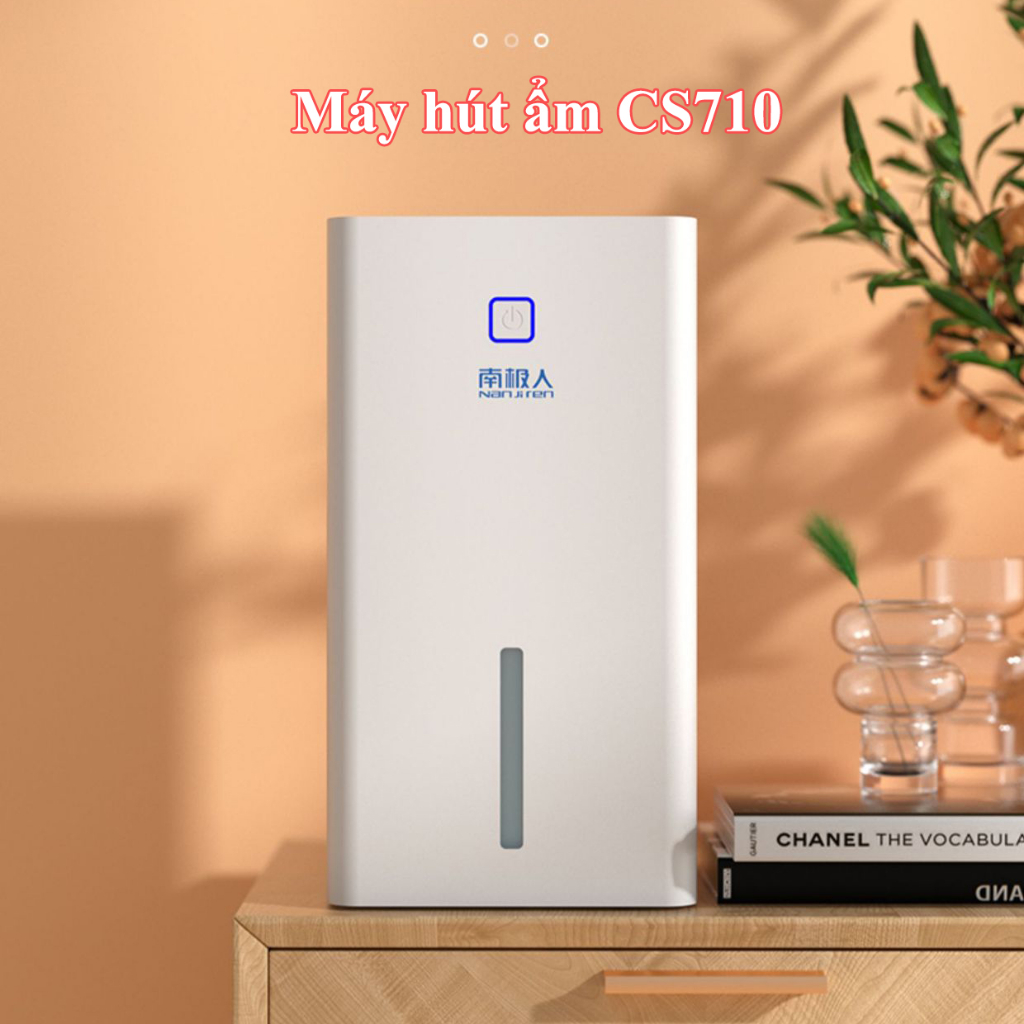 Máy hút ẩm không khí mini KAW-Corisu CS710 dùng cho phòng ngủ, văn phòng, tủ, vận hành êm ái, tạo không khí trong lành