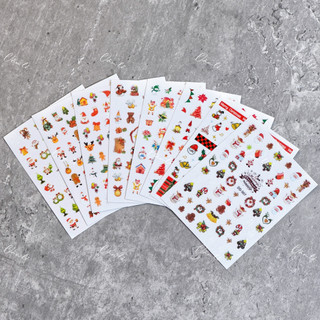 Sticker noel dán móng tay dán nail