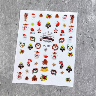 Sticker noel dán móng tay dán nail