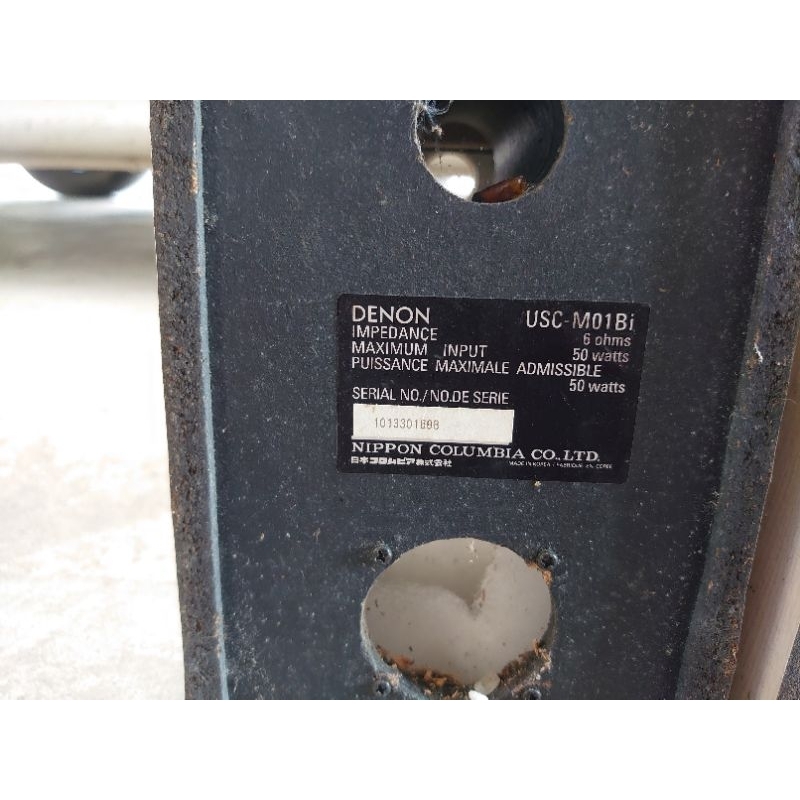 Vỏ thùng loa Denon M01Bi đường kính lỗ bass 13