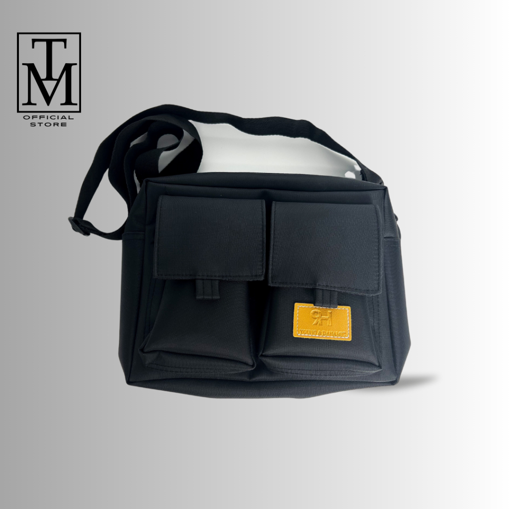 Túi đeo chéo nam nữ Messenger vải Oxford cao cấp chống thấm nước phong cách Streetwear