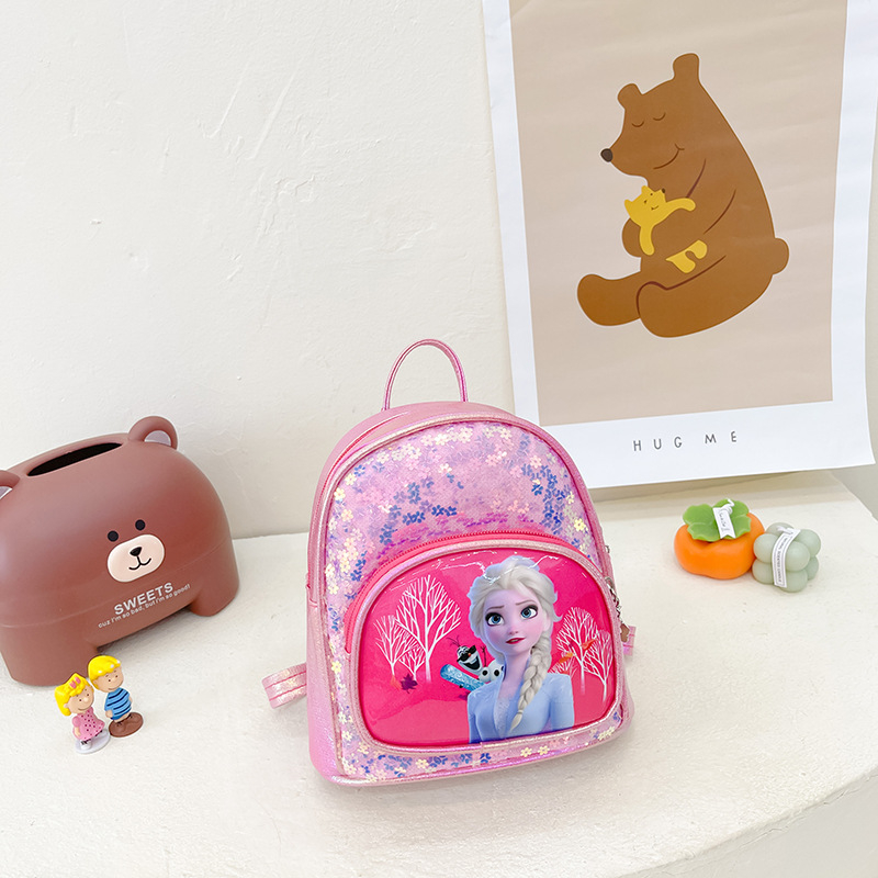 Balo nhỏ xinh xắn họa tiết Nữ hoàng Elsa cho bé gái 2-4 tuổi