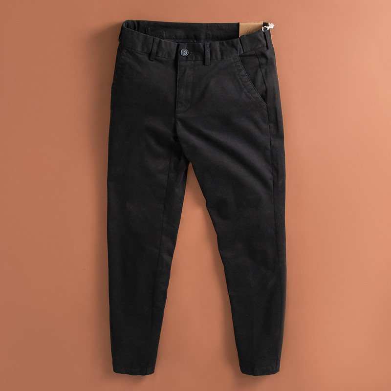 Quần kaki nam TORAON dài basic cạp tender túi lé , form chuẩn