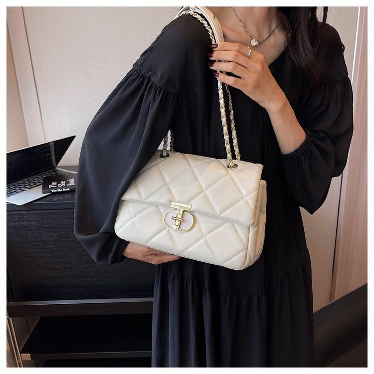 Túi Đeo vai Đeo Chéo Khoá T Da Mềm - Túi Thời Trang Nữ Hót T93