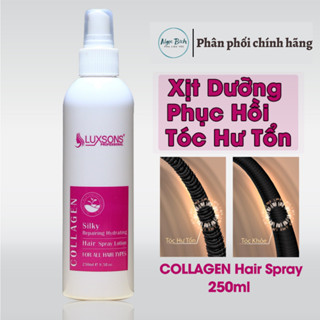 Xịt Dưỡng Tóc Collagen LUXSONS ,Xịt Keratin Mượt Tóc Tinh Chất Chăm Sóc Tóc Nhuộm Uốn Khô Xơ Hư Tổn.