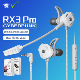 Tai nghe gaming Có Mic Rời xMOWI RX3 và RX3 Pro CyberPunk- Dùng Được Cho Cả Máy Tính Và Điện Thoại - Hàng Chính Hãng