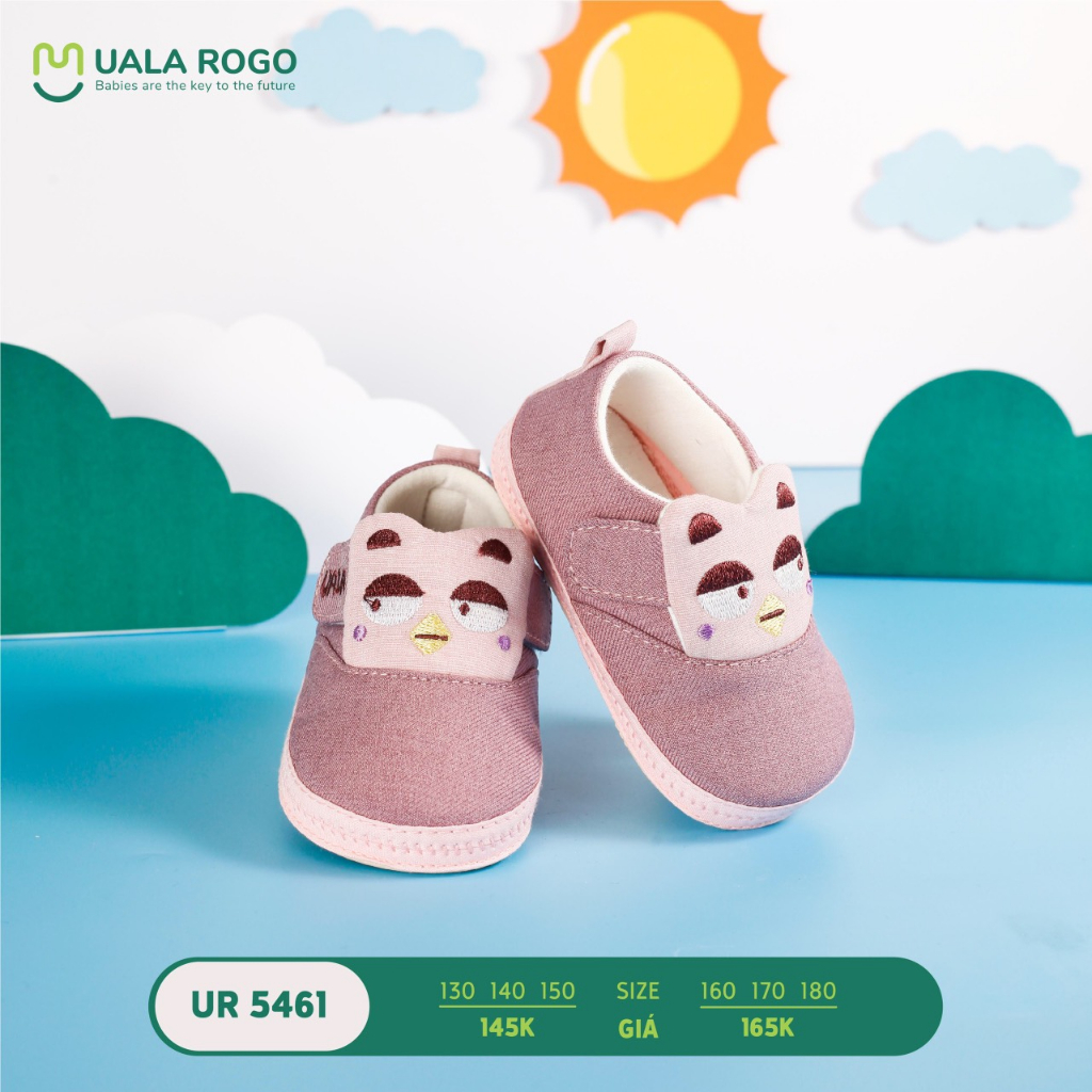 GIÀY UALA ROGO ĐẾ CAO SU NON SIÊU MỀM, CHỐNG TRƠN TRƯỢT CHO BÉ TRAI, BÉ GÁI