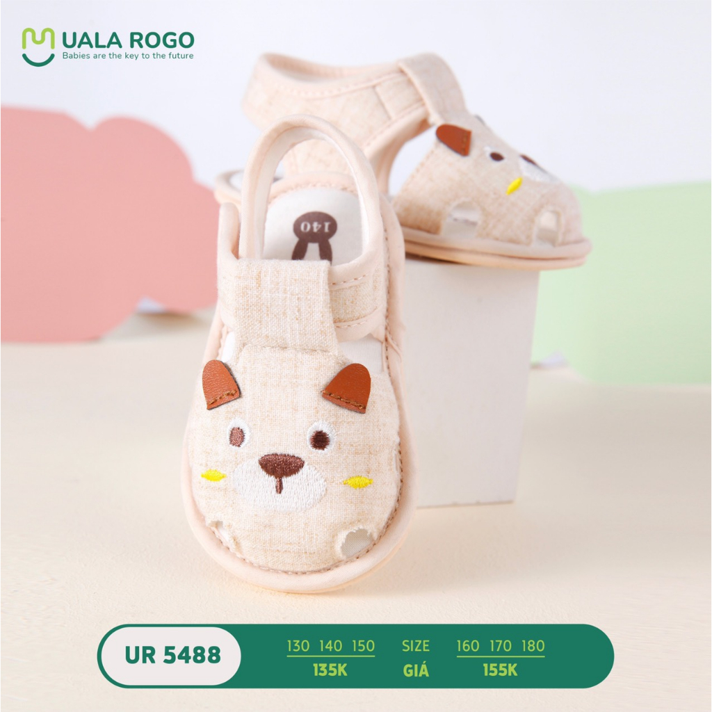 GIÀY UALA ROGO ĐẾ CAO SU NON SIÊU MỀM, CHỐNG TRƠN TRƯỢT CHO BÉ TRAI, BÉ GÁI