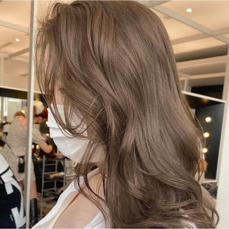 Thuốc nhuộm tóc NÂU LẠNH không tẩy phong cách Blackpink Hàn Quốc hottrend dưỡng mềm mượt tặng mũ trùm găng tay May Hair