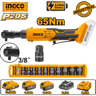 Máy siết bulong góc dùng pin 20v ingco cdrli20601