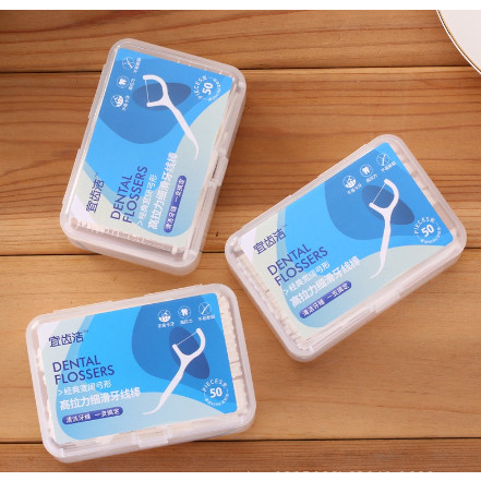 Set 3 Hộp 150 Chiếc Tăm Chỉ Nha Khoa Cao Cấp