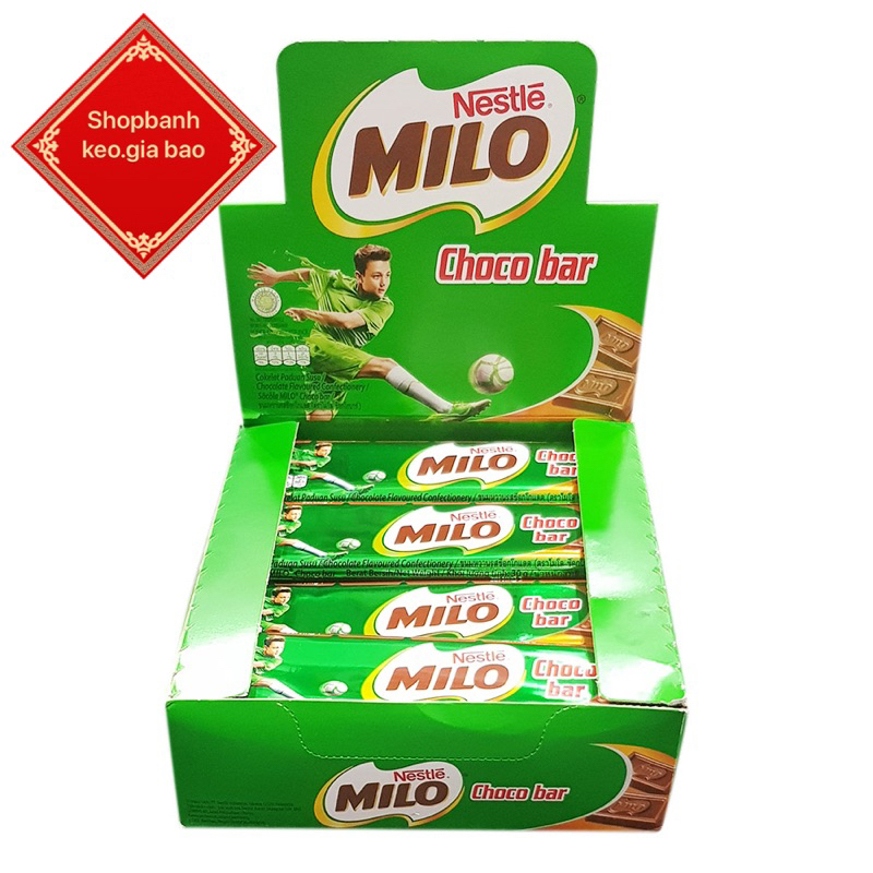 SOCOLA MILO THANH,CHOCO BAR 24 THANH [CHÍNH HÃNG] SÔ CÔ LA