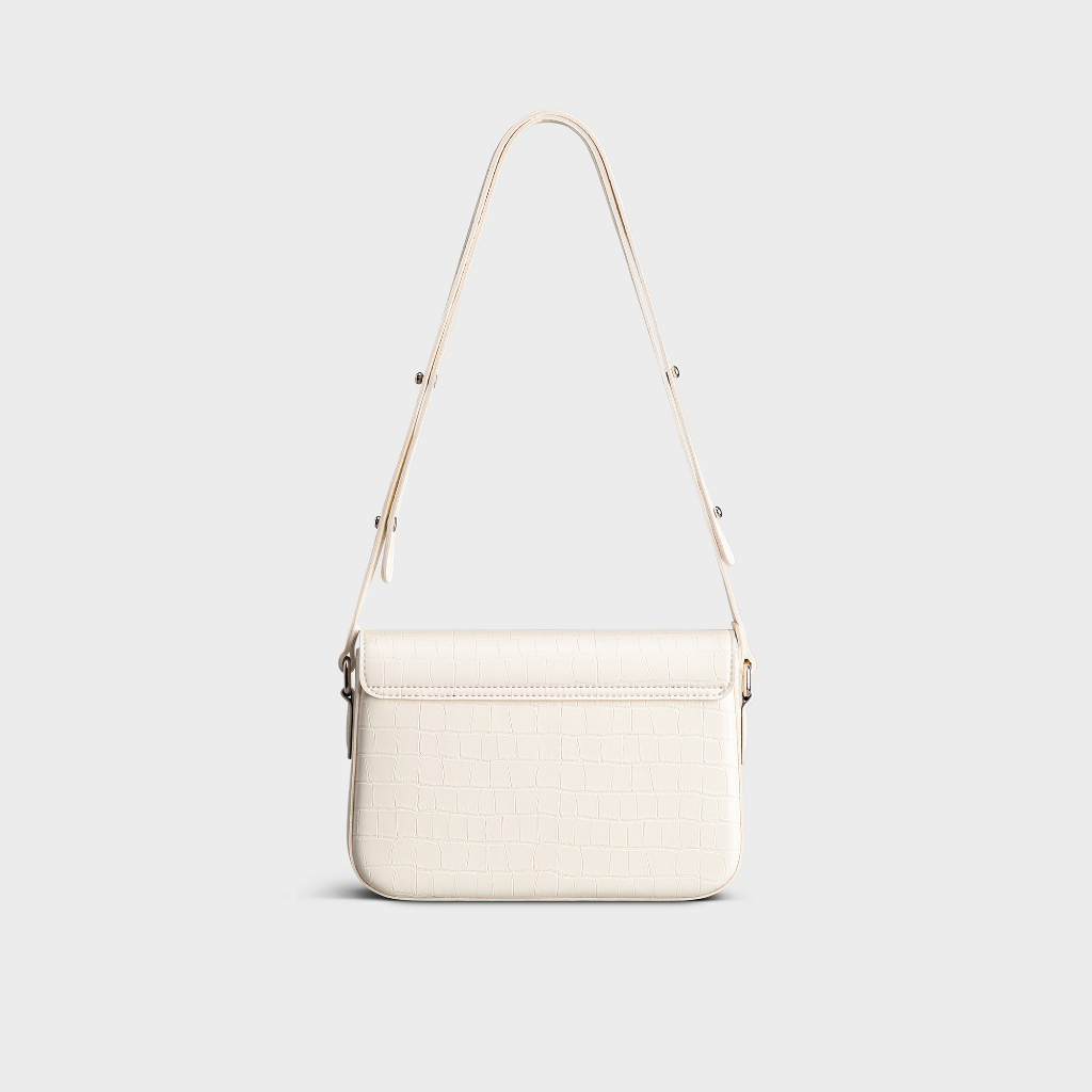 Túi đeo chéo da nữ nắp gập khóa nam châm Yuumy Seasand YN175