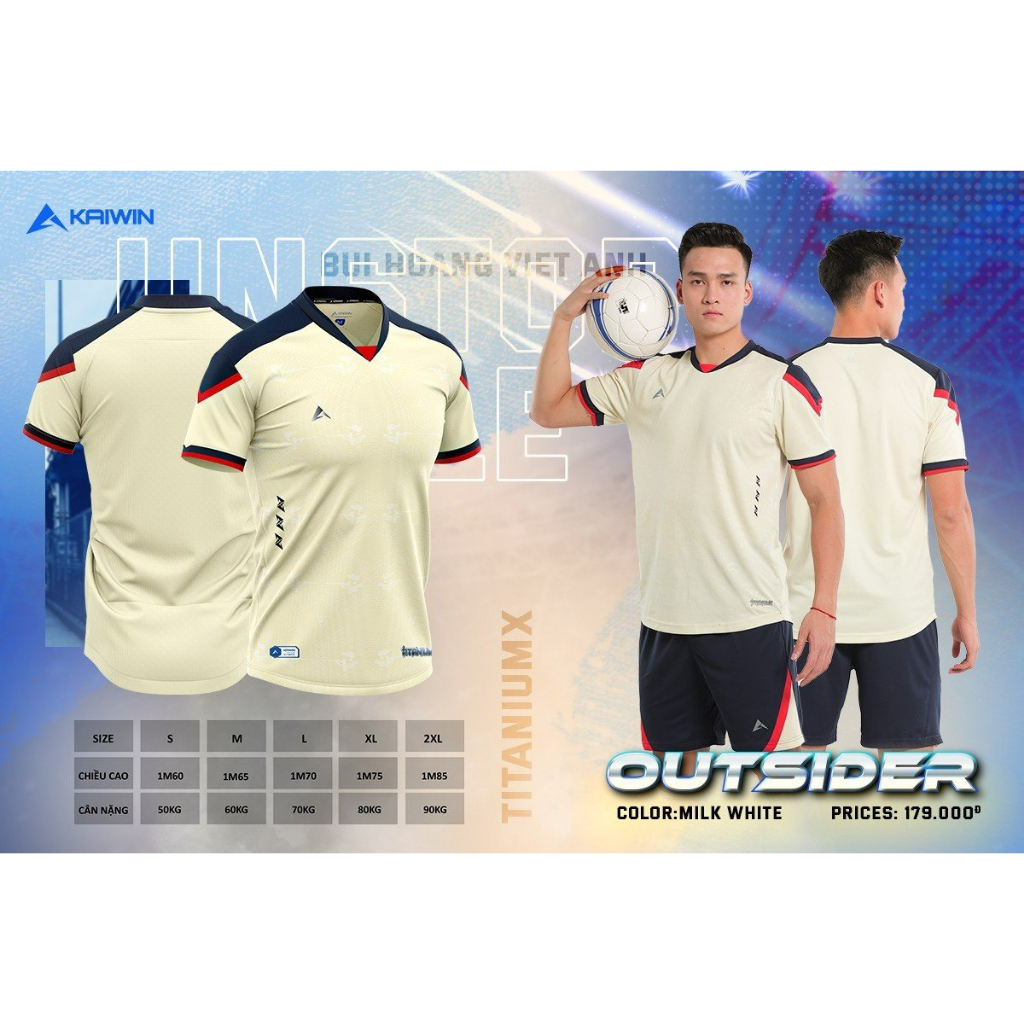 Bộ Đồ Thể Thao Tự Thiết Kế Kaiwin Sport Outsider Chính Hãng Cao Cấp