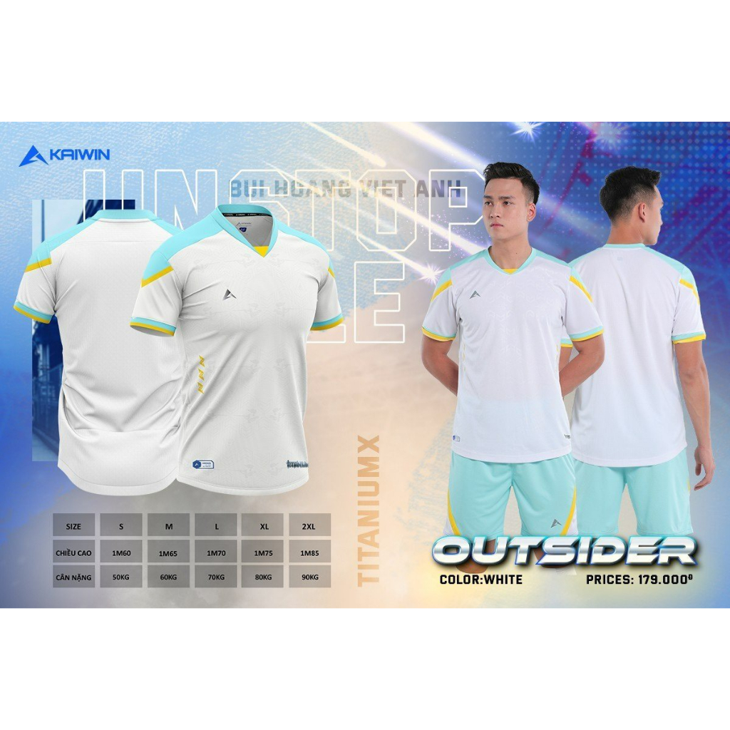 Bộ Đồ Thể Thao Tự Thiết Kế Kaiwin Sport Outsider Chính Hãng Cao Cấp