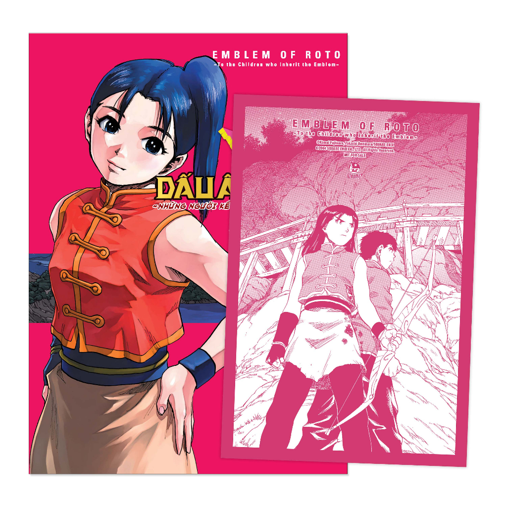 Truyện tranh - Dragon Quest-Dấu Ấn Roto - Những Người Kế Thừa - Tập 1- 9 10 11 12..32 33 34 - Kèm Postcard