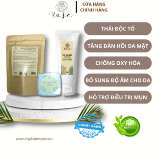 Combo phục hồi da mặt,hết ngứa-hết sần-hết mụn se khít lỗ chân lông- dưỡng ẩm- làm mịn da-tái tạo da- giảm thâm do mụn
