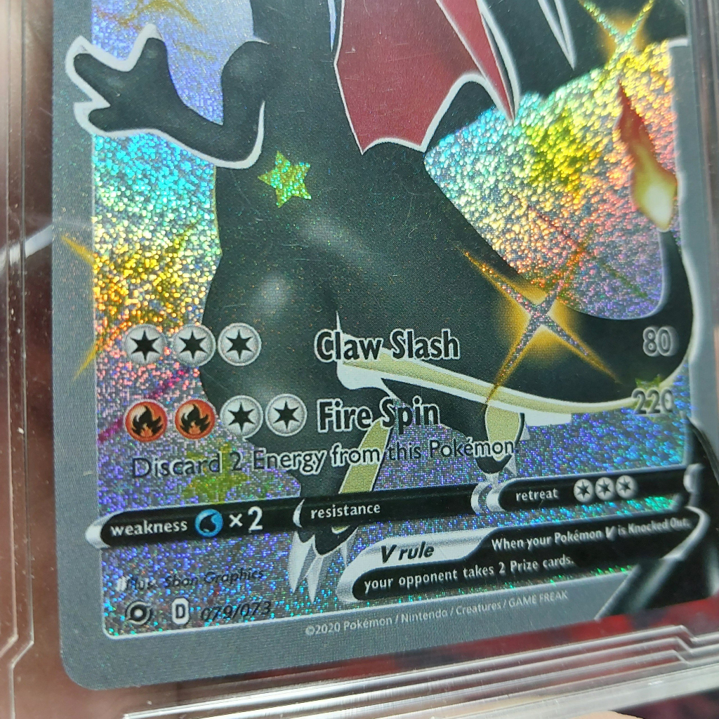 Thẻ bài Pokemon Charizard 679 073 Shiny rồng lửa hắc ám 1459 d37 7