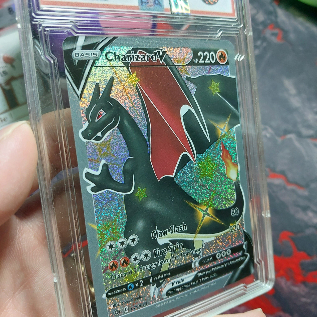 Thẻ bài Pokemon Charizard 679 073 Shiny rồng lửa hắc ám 1459 d37 7