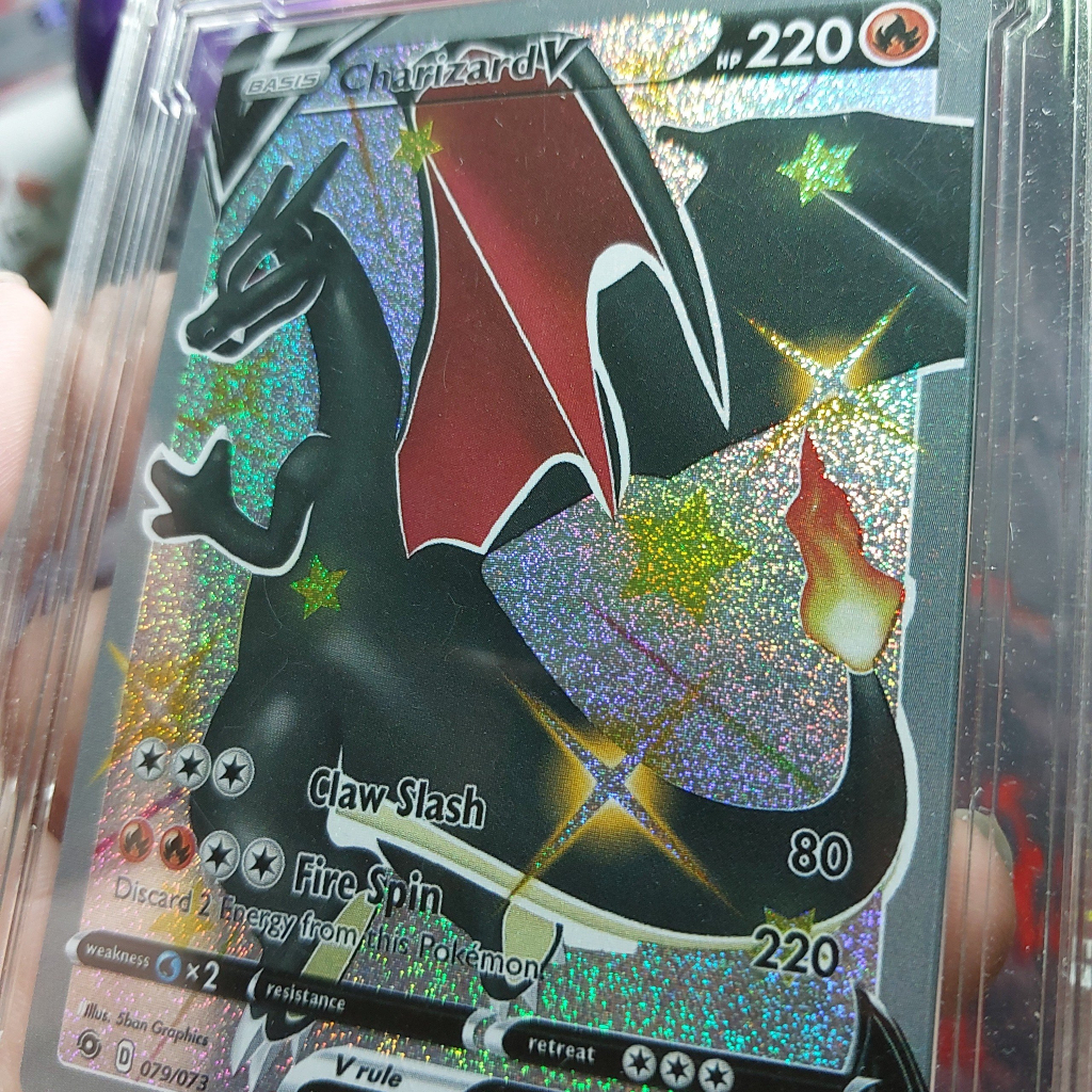 Thẻ bài Pokemon Charizard 679 073 Shiny rồng lửa hắc ám 1459 d37 7