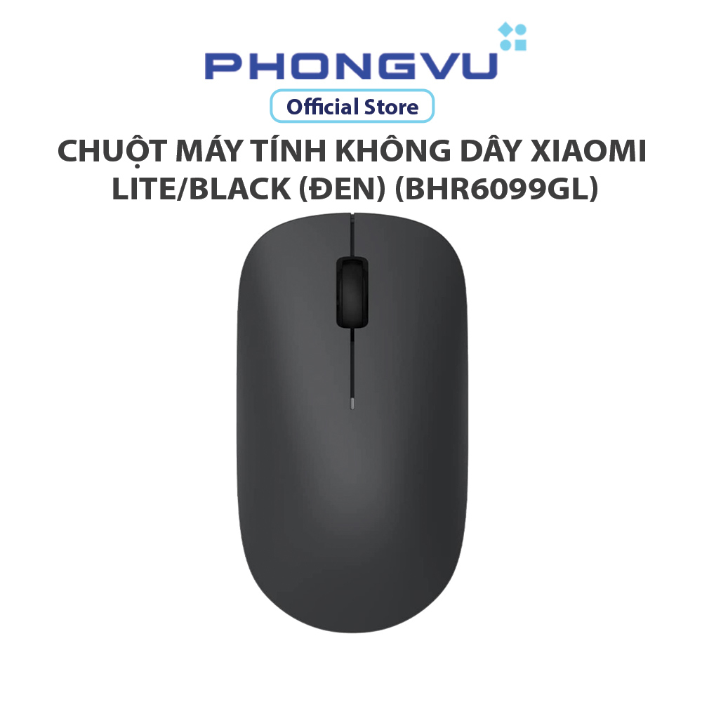 Chuột máy tính không dây XIAOMI Lite/Black (Đen) (BHR6099GL) - Bảo hành 12 tháng