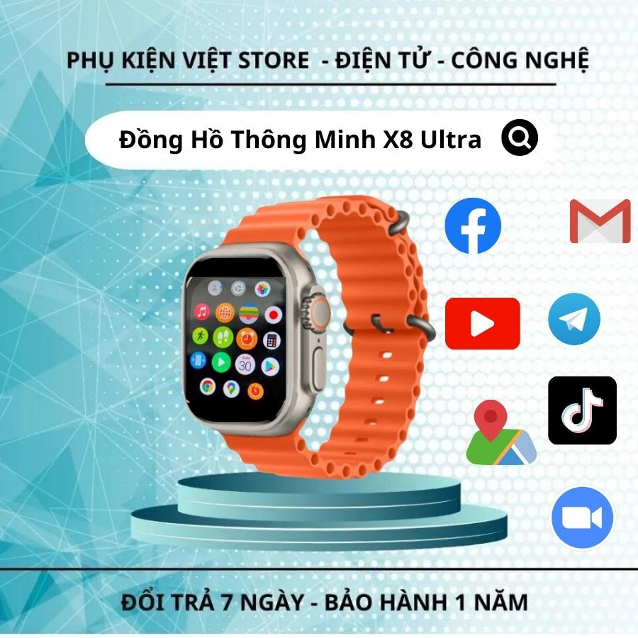 Đồng Hồ Thông Minh X8 Bản Utra Plus -Có Camera 2G/ 16G - Xem Phim, Chơi Game Online, Lướt Tiktok, FB, ZL, Ytube - PKV. | BigBuy360 - bigbuy360.vn