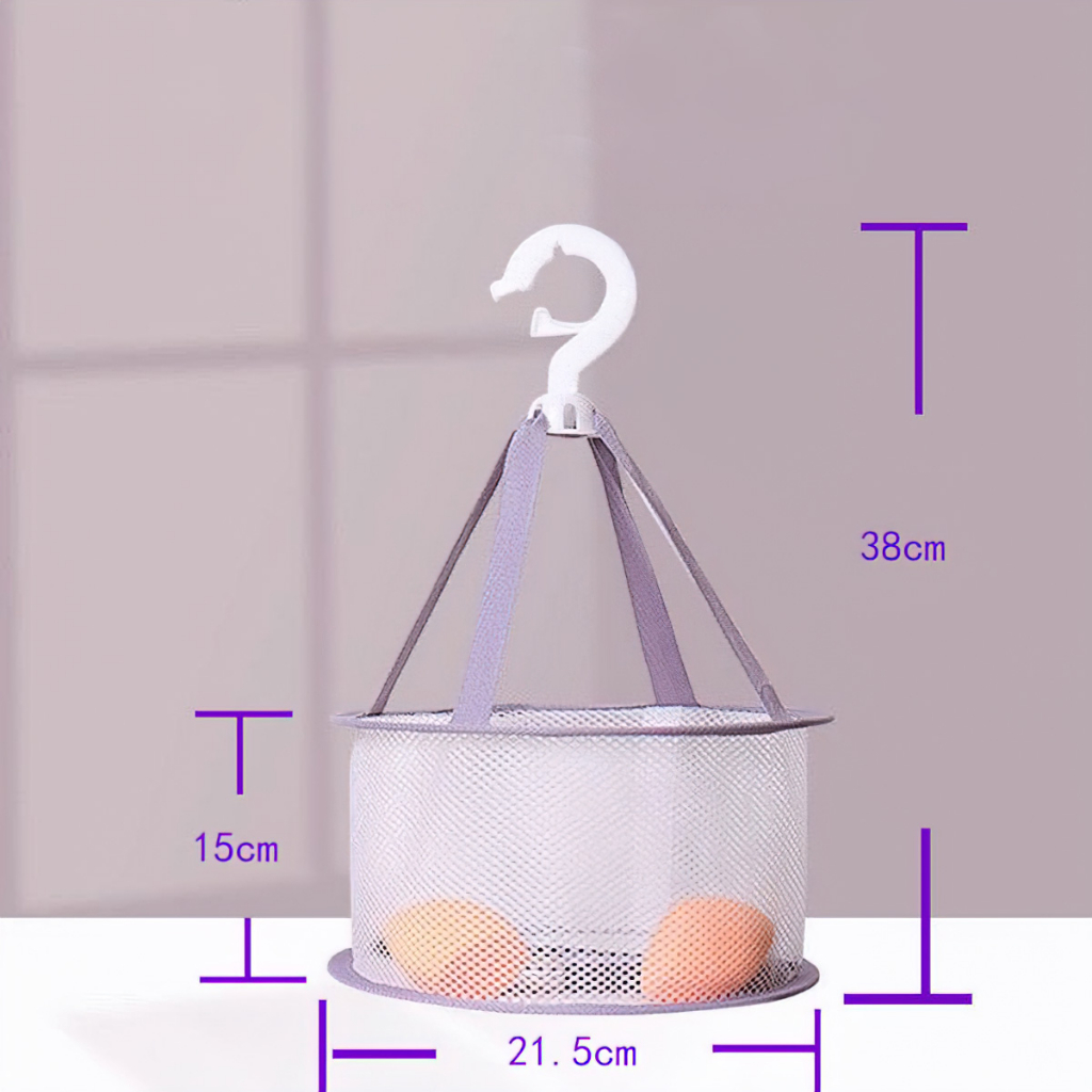 Lưới phơi khô cọ trang điểm hình túi có thể treo lên tiện lợi -BeloveShop